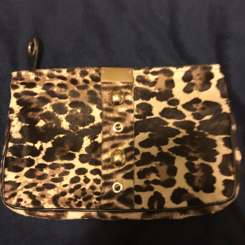 Jimmy Choo clutch.